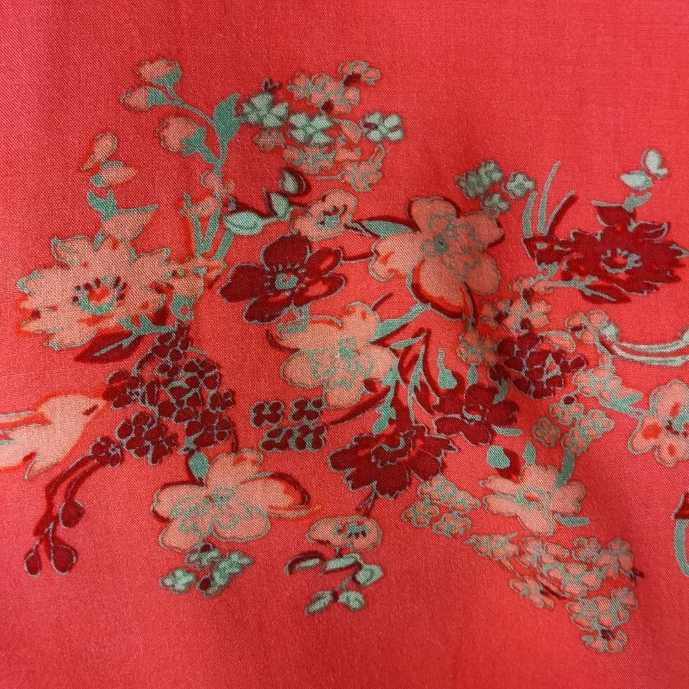 Old Navy Coral Colored Floral Print Mini Skirt Size S - Picture 2 of 6